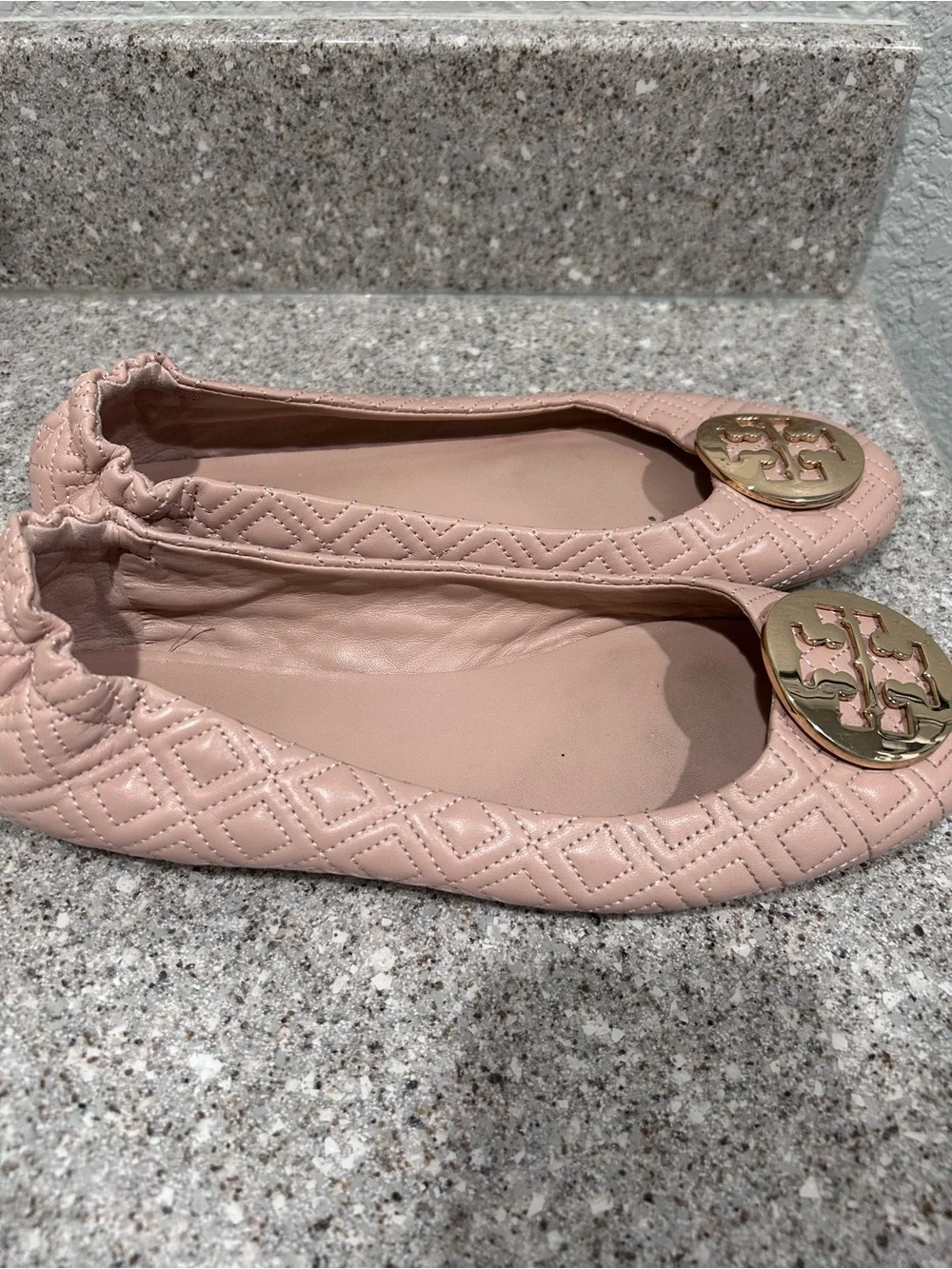 Tory Burch blush quilted